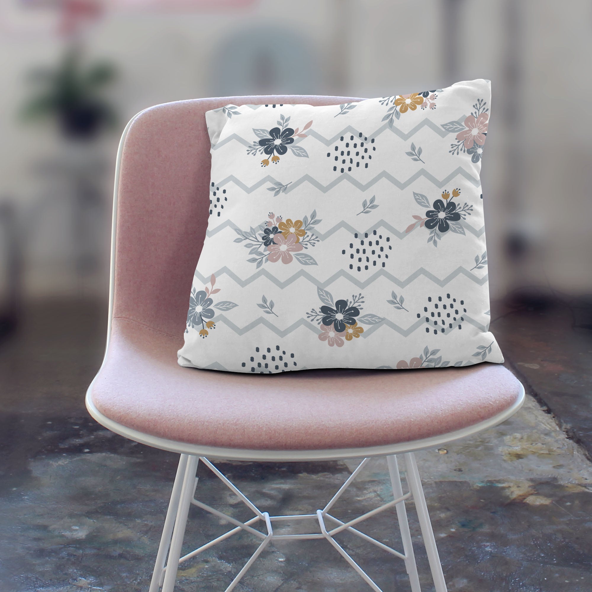 Chevron und Blumen-Lincoln