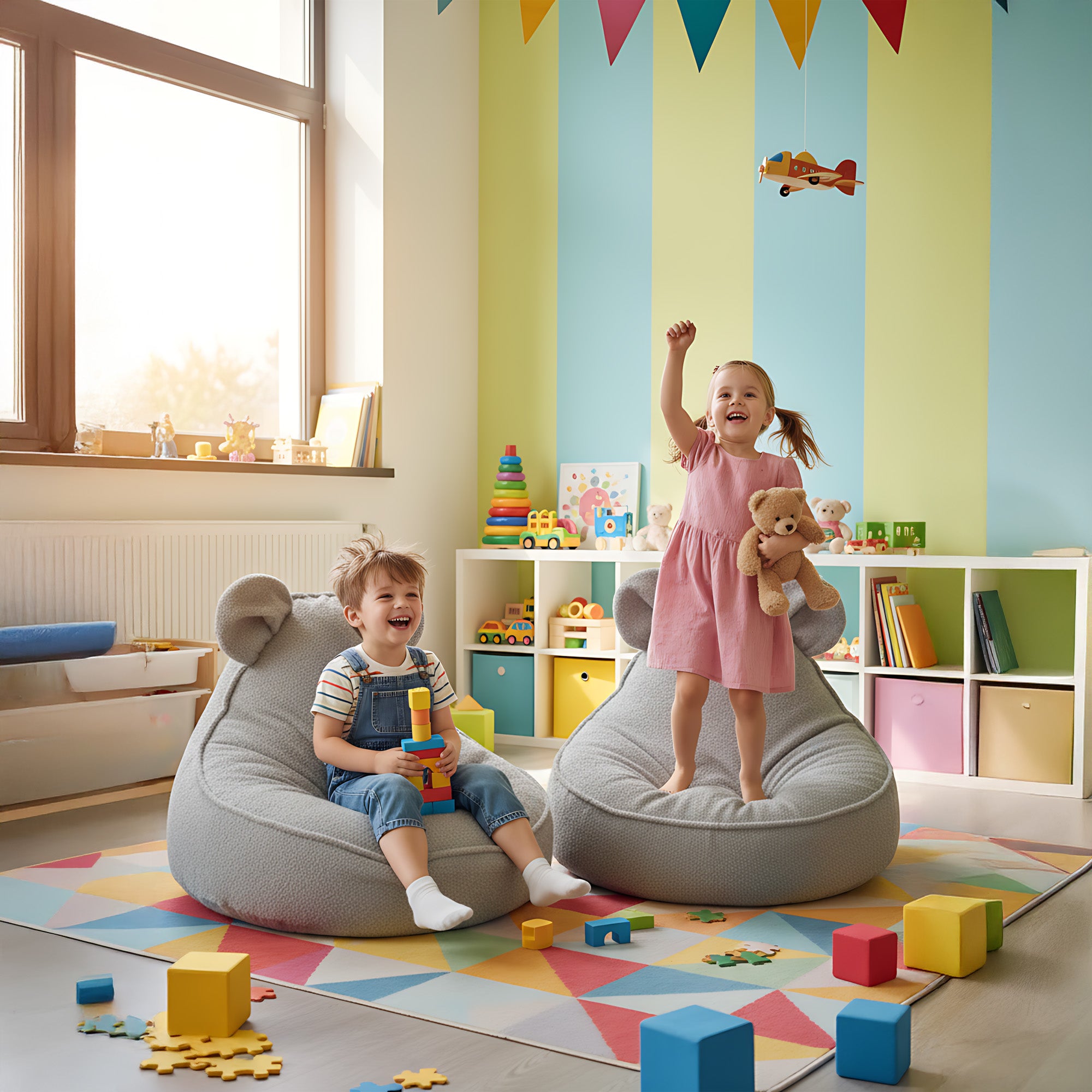 Beanbag Animo Mouse Pearl Grey