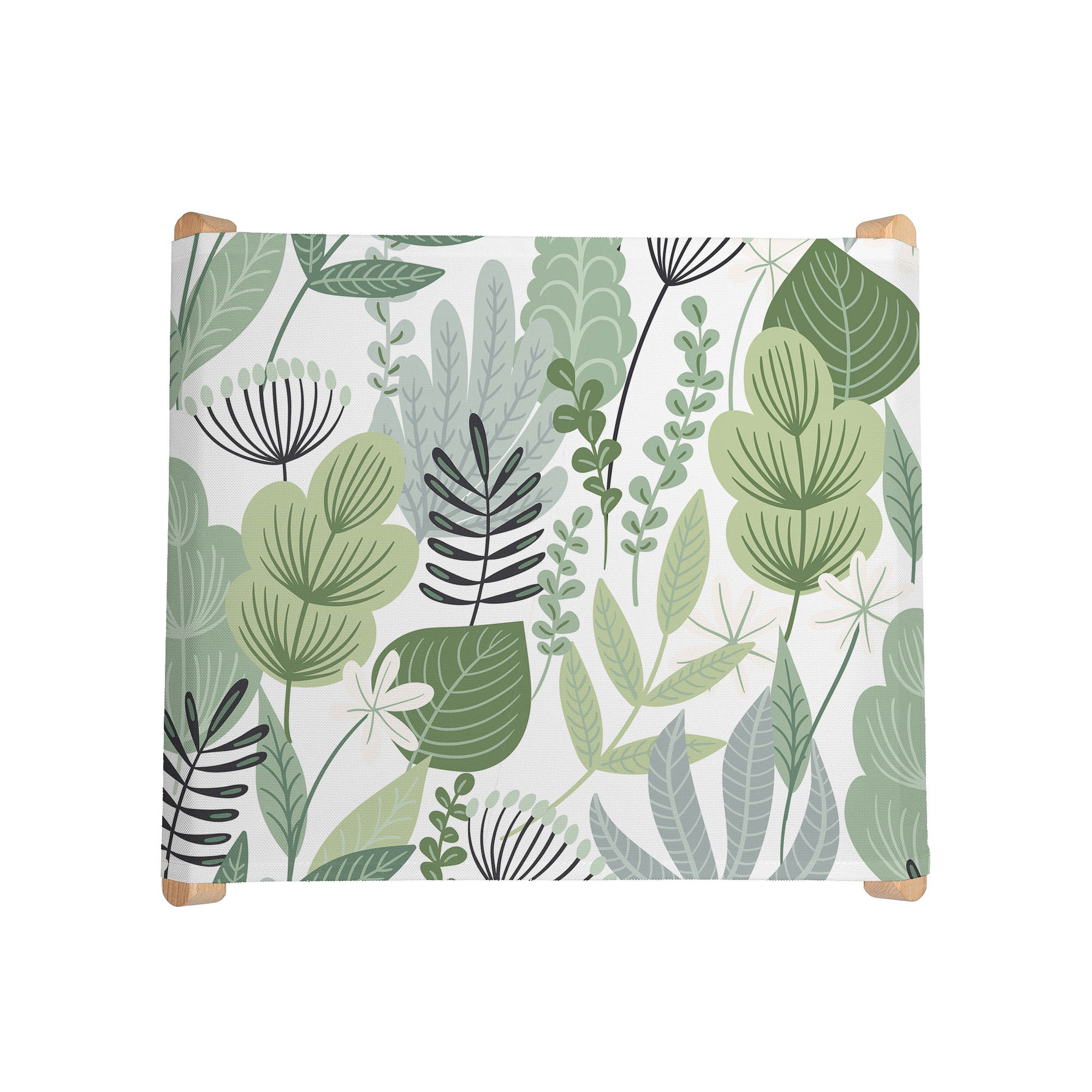 Stuhl Blumen und Gras