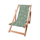 Wooden Deck Chair Abstract Brush Leaves-S