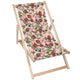 Holzliegestuhl Dark Jungle Pink-M