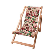 Holzliegestuhl Dark Jungle Pink