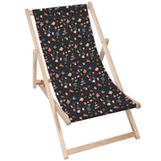 Drevené ležadlo Dark Terrazzo-M