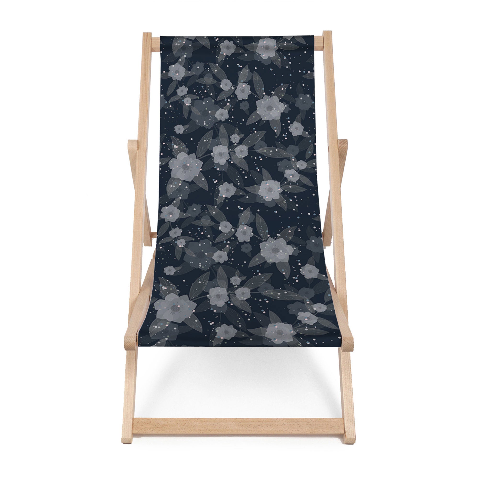 Holzliegestuhl Fantasy Blumen-M