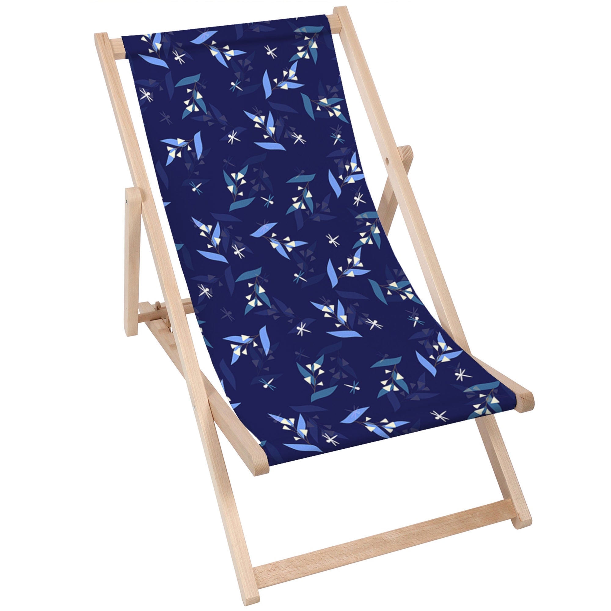 Leżak drewniany Moon Flowers-M