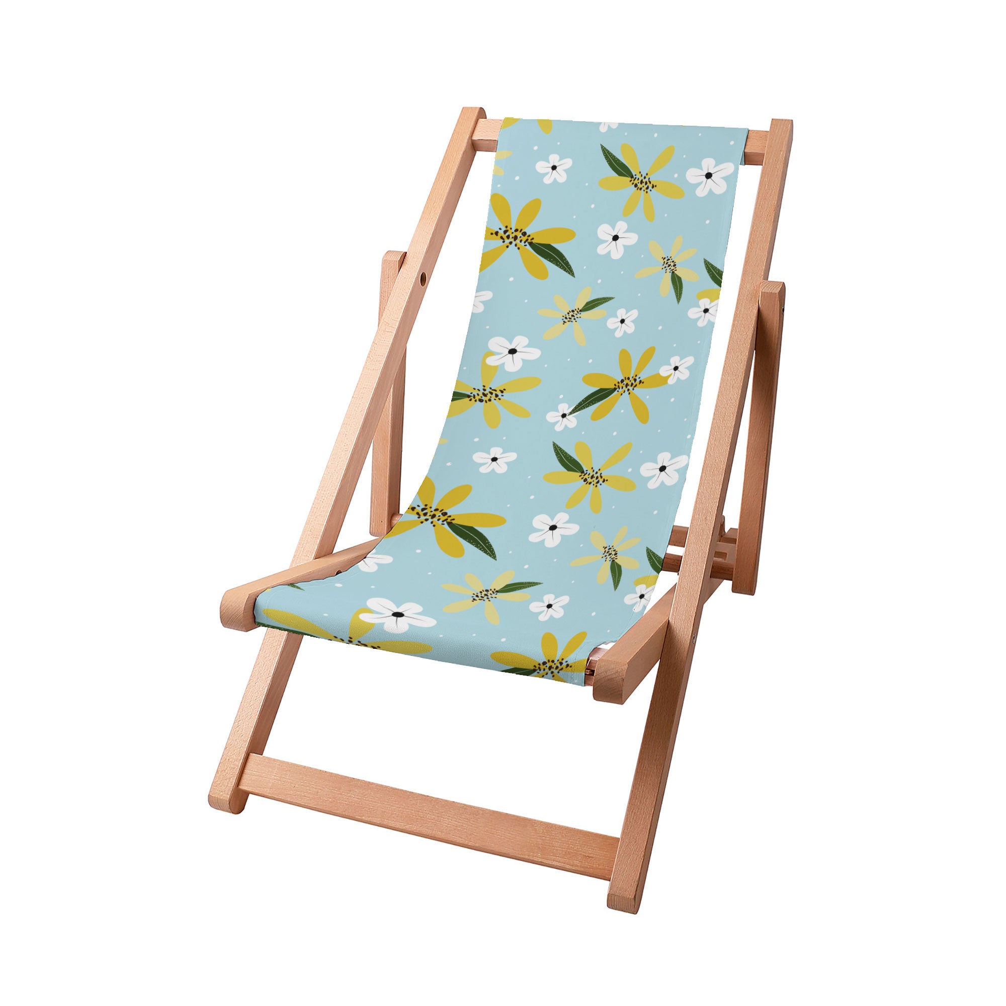 Holzliegestuhl Sommerzeit