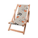 Wooden Deck Chair Sunny Autumn Flowers-S