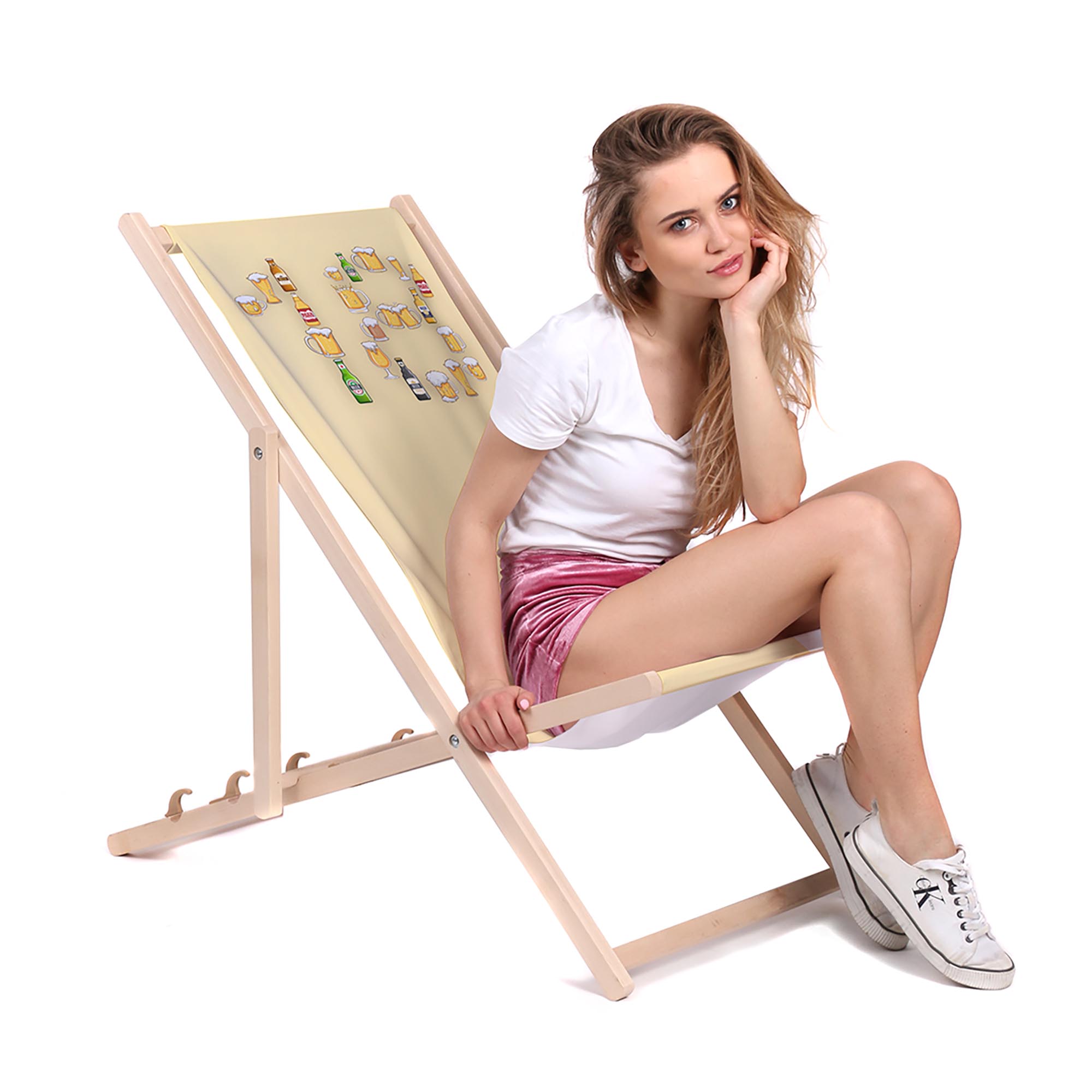 Holzliegestuhl 18er