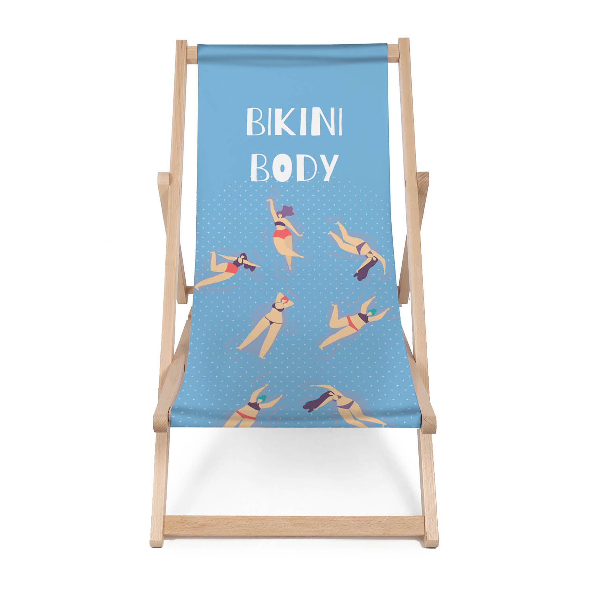 Holzliegestuhl Bikini Body