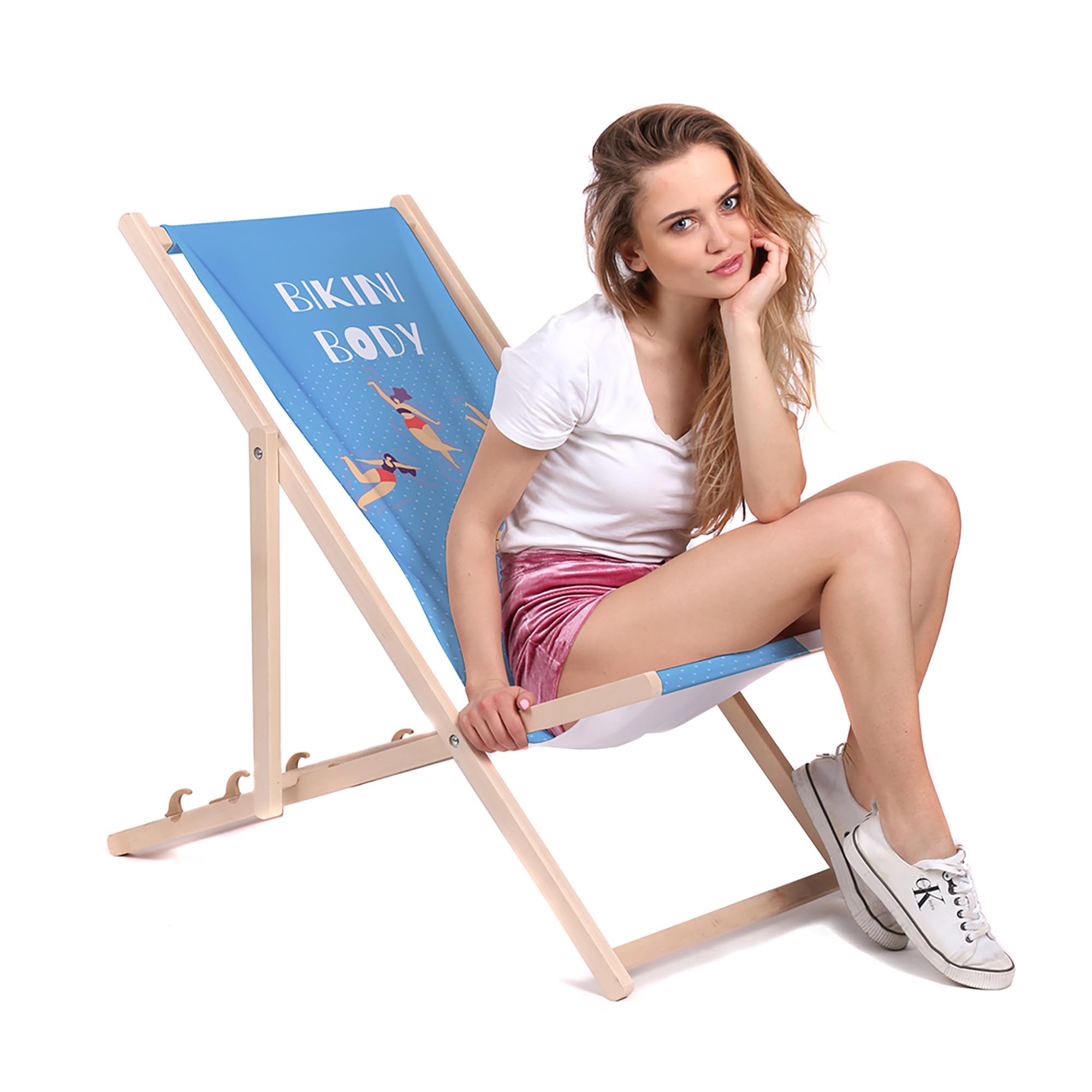 Holzliegestuhl Bikini Body