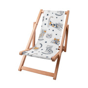 Wooden Deck Chair Cartoon Funny Cats-S
