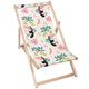 Wooden Deck Chair Toucan Pastel-M