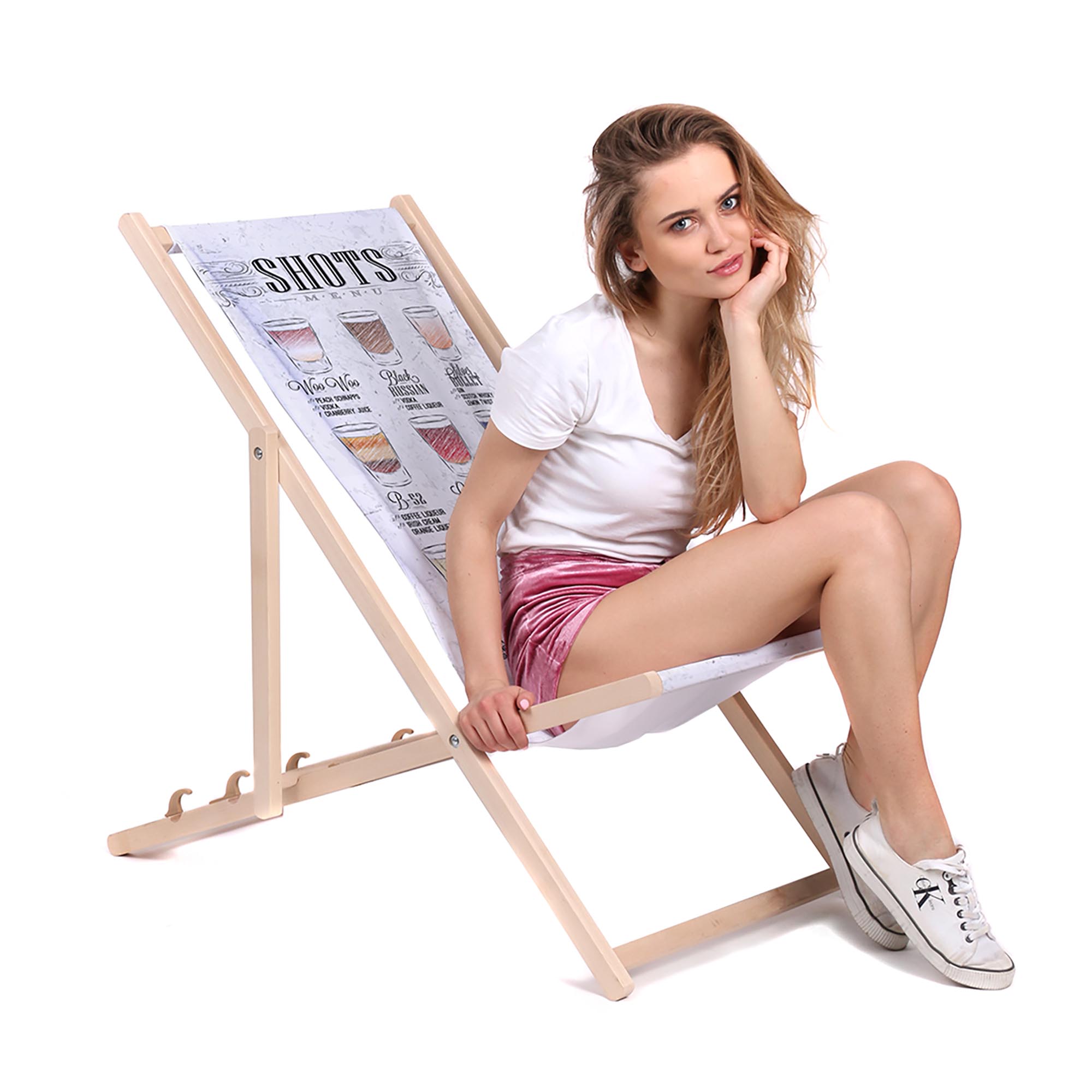 Wooden Deck Chair Shots