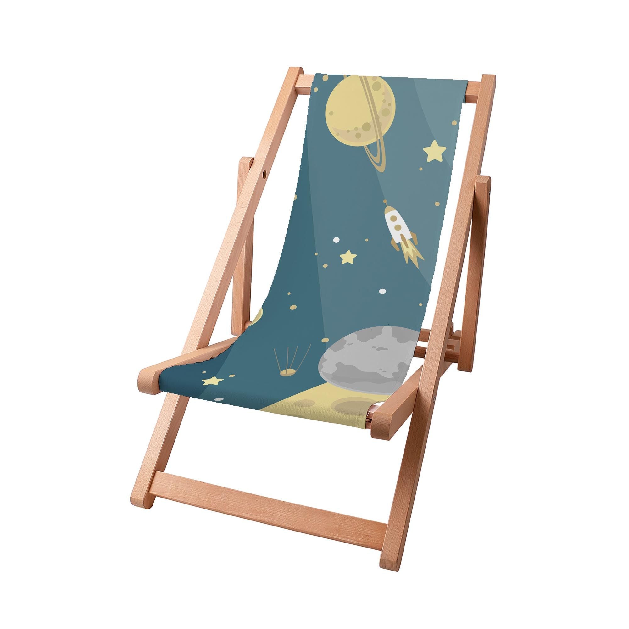 Holzliegestuhl Galaxie-S