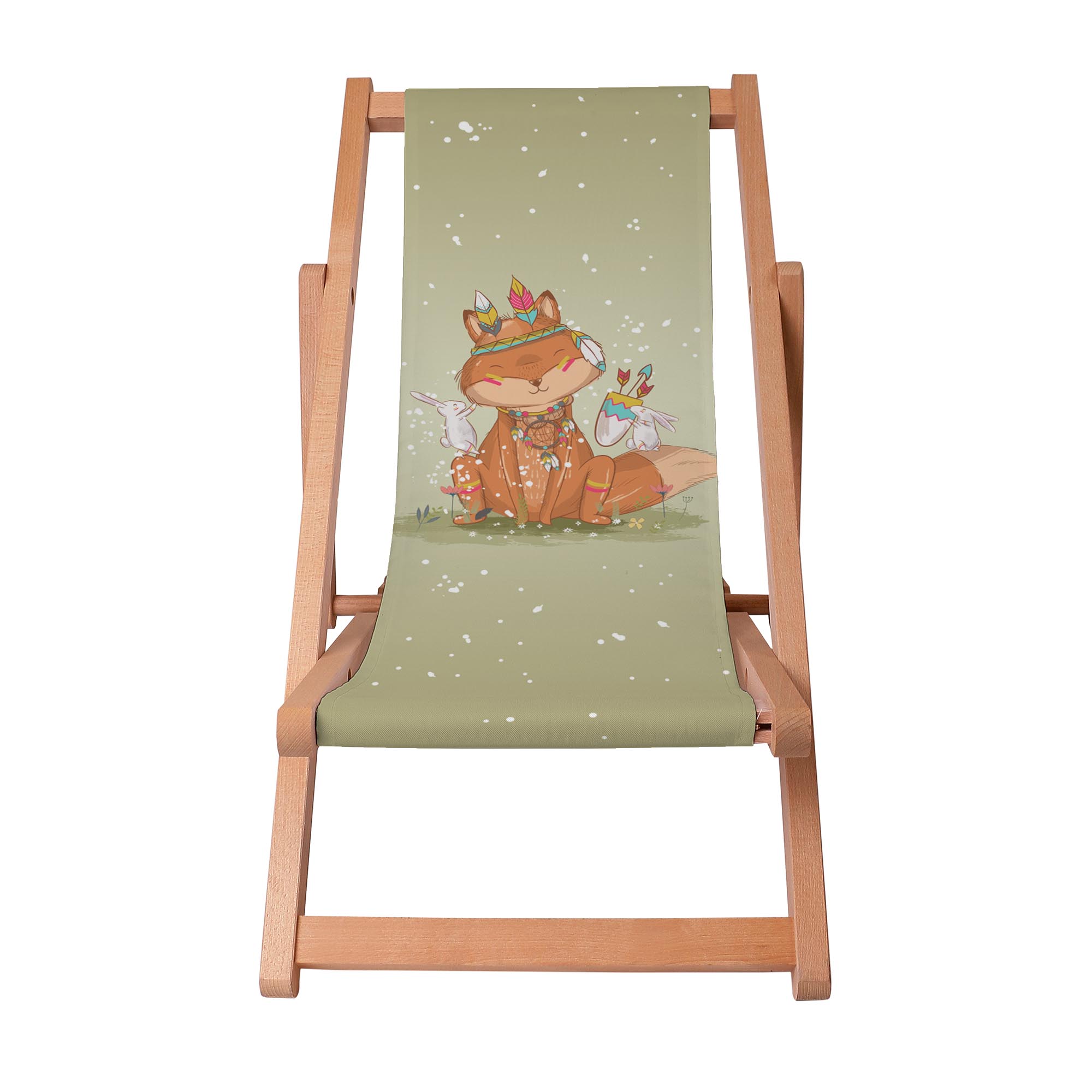 Holzliegestuhl Kleiner Fuchs Boho