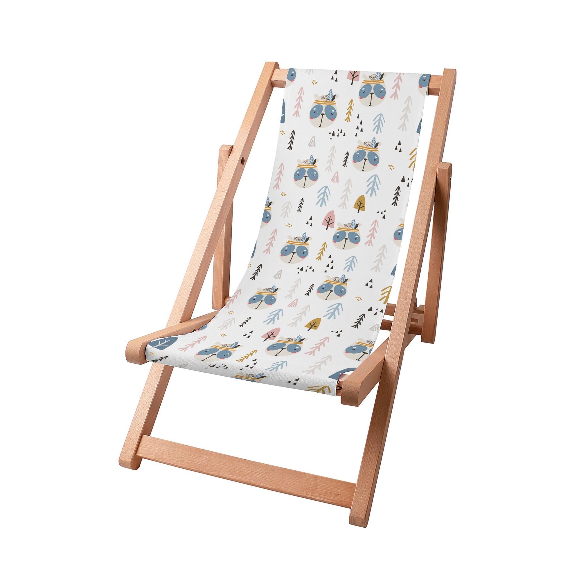 Wooden Deck Chair Teddy Indian-S
