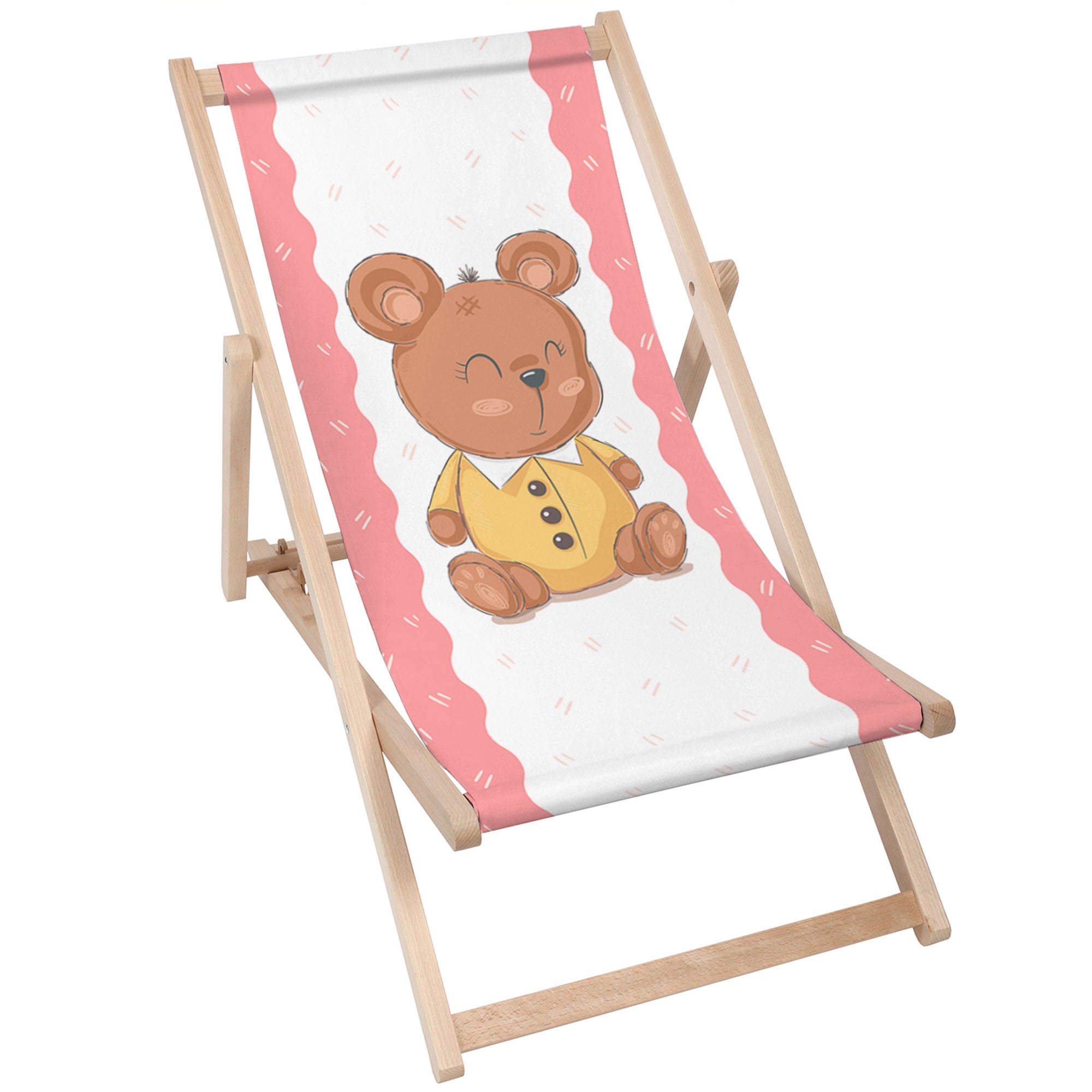 Wooden Deck Chair Teddy-M