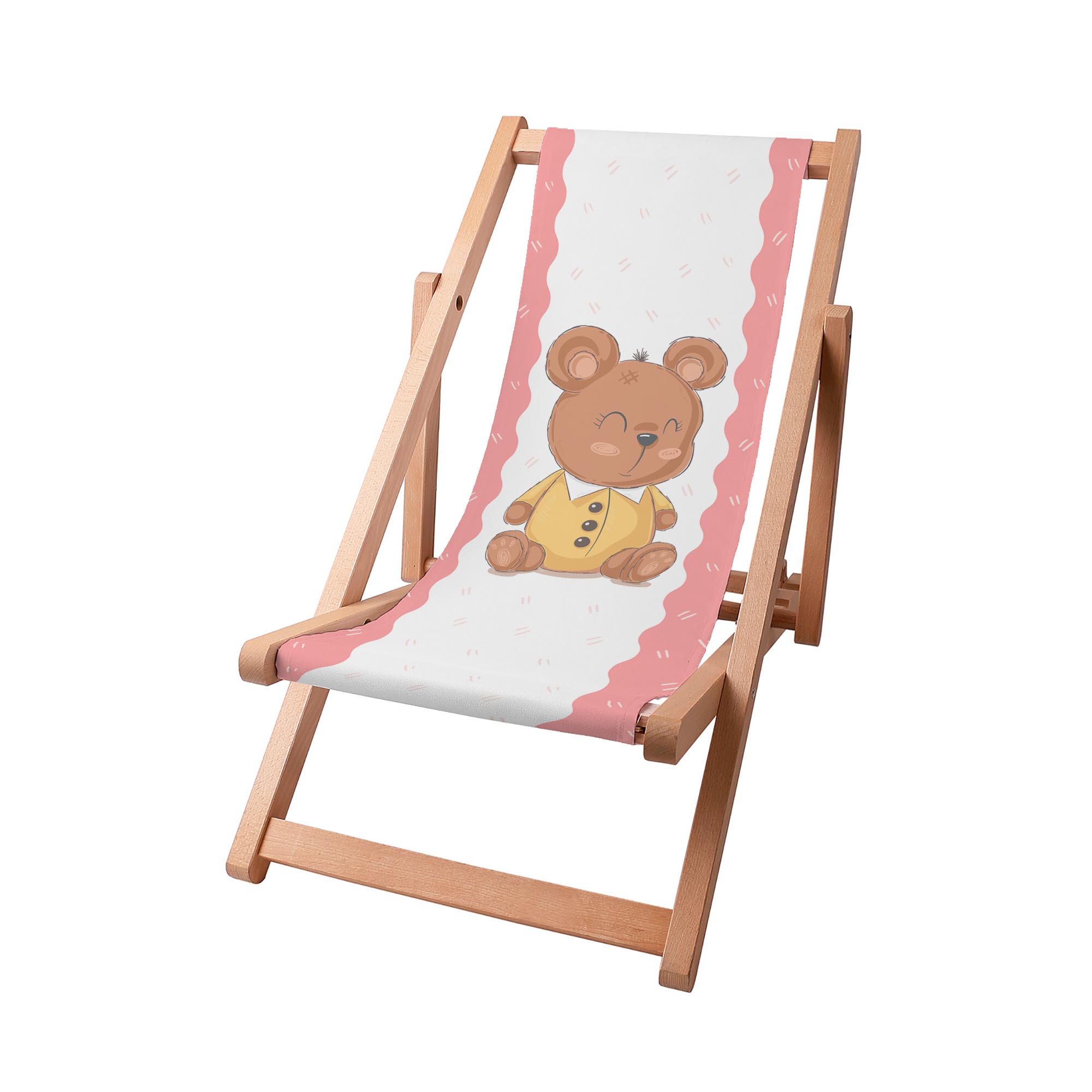 Holzliegestuhl Bär