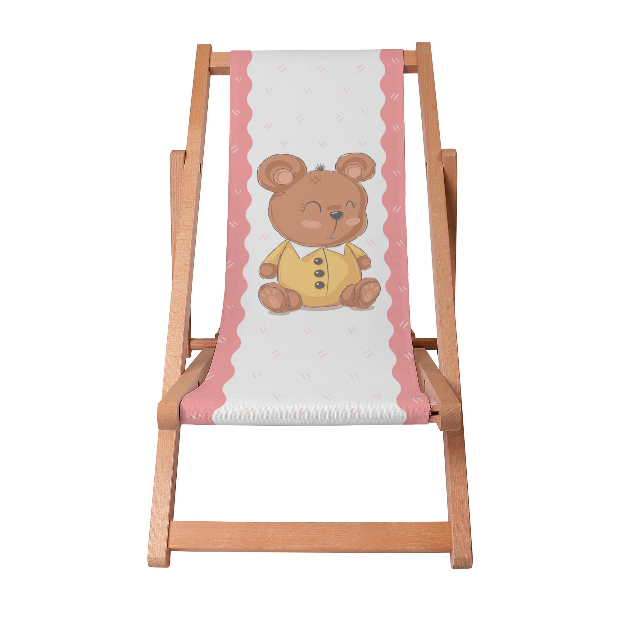 Holzliegestuhl Bär