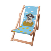 Holzliegestuhl Piraten Mops-S