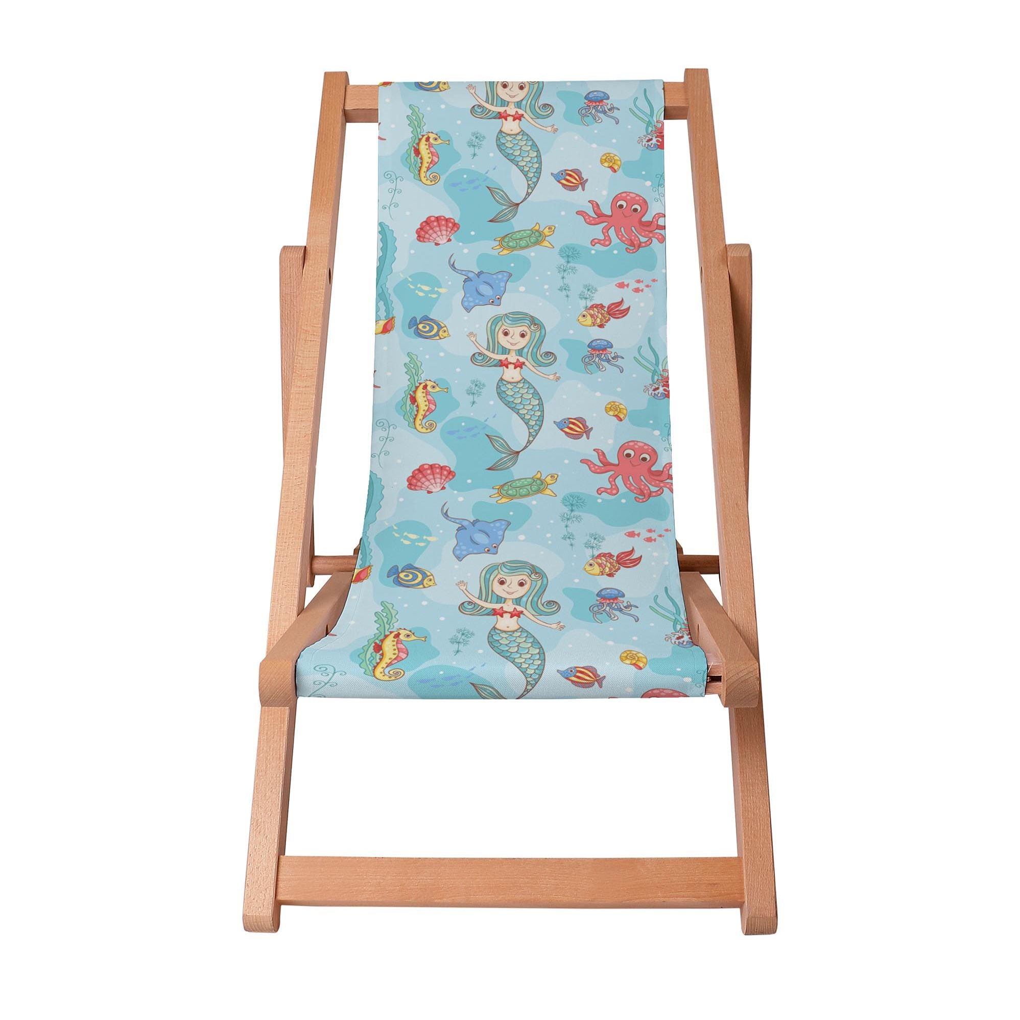 Wooden Deck Chair Little Mermaid-S
