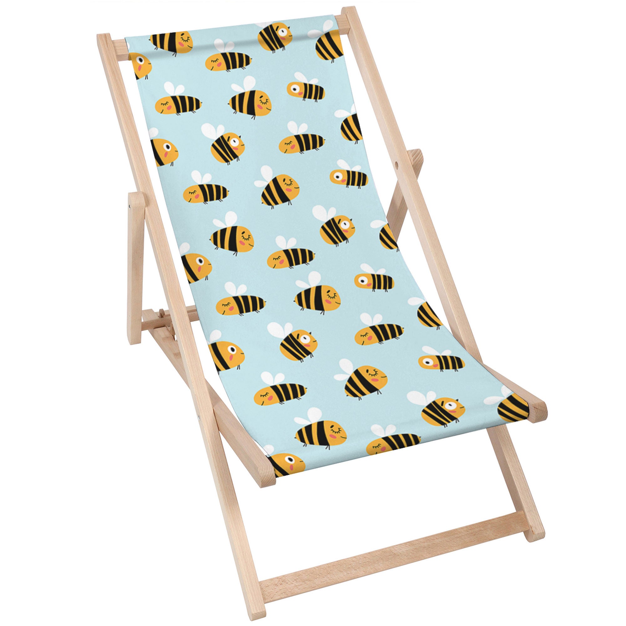Holzliegestuhl Bee Life-M