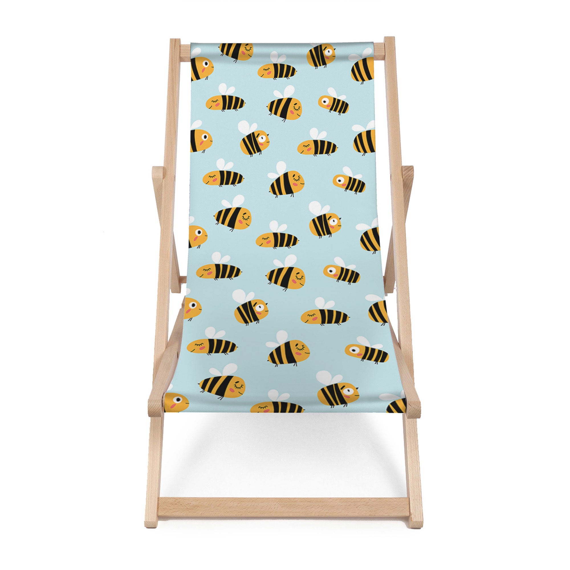 Holzliegestuhl Bee Life-M