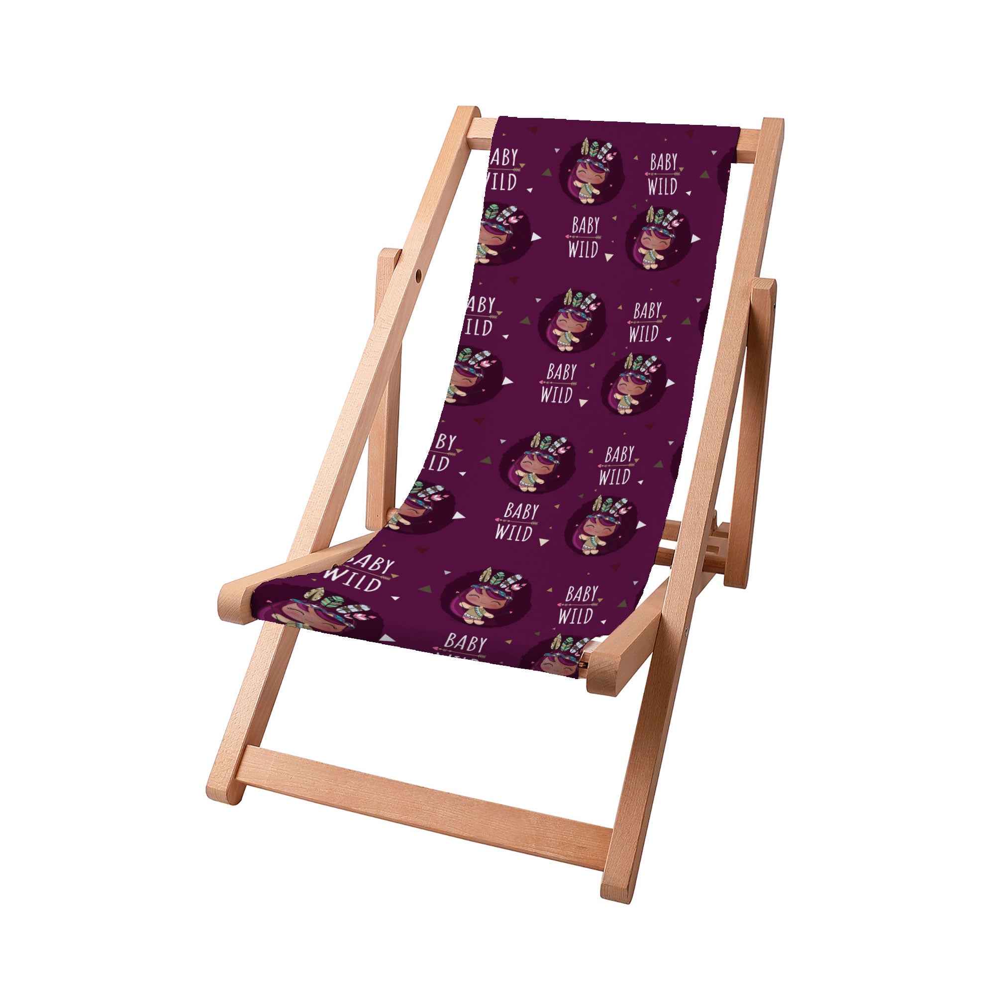 Holzliegestuhl Baby Wild-S