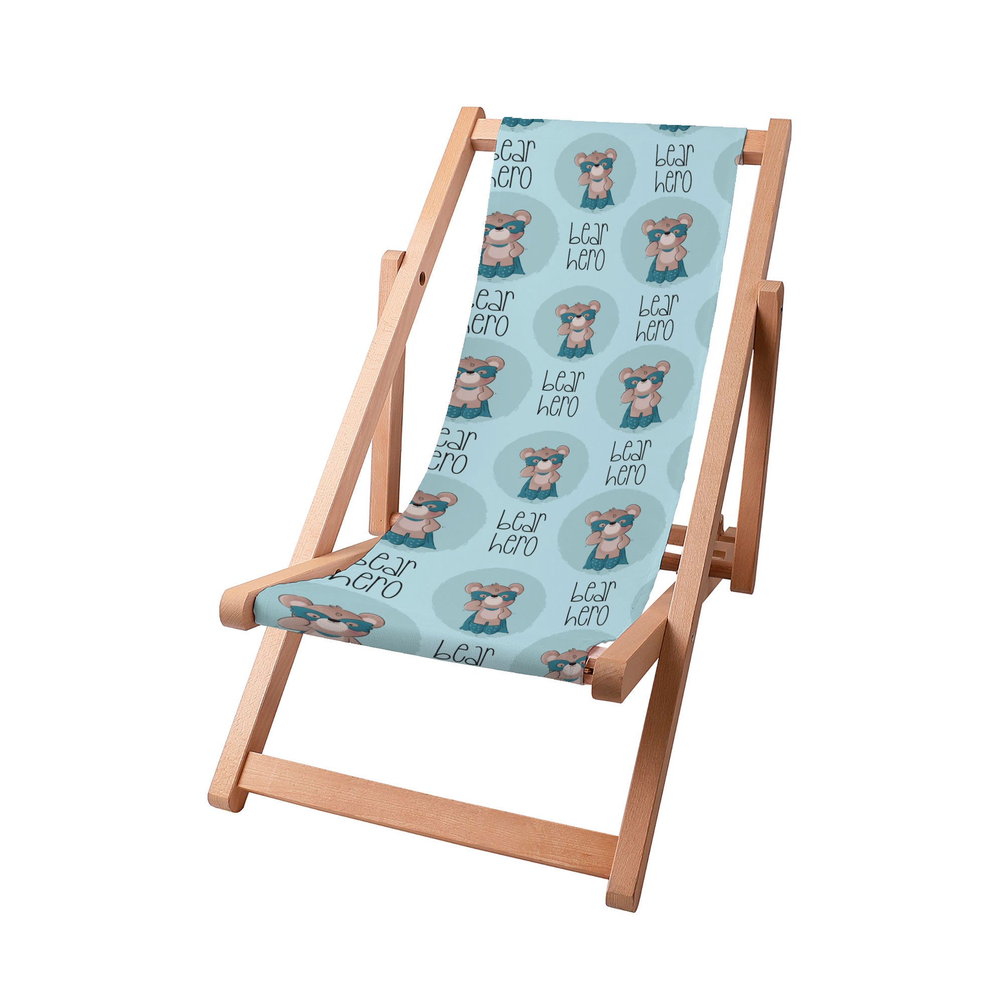 Wooden Deck Chair Bear Hero-S