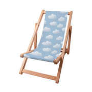 Holzliegestuhl Blaue Wolken-S