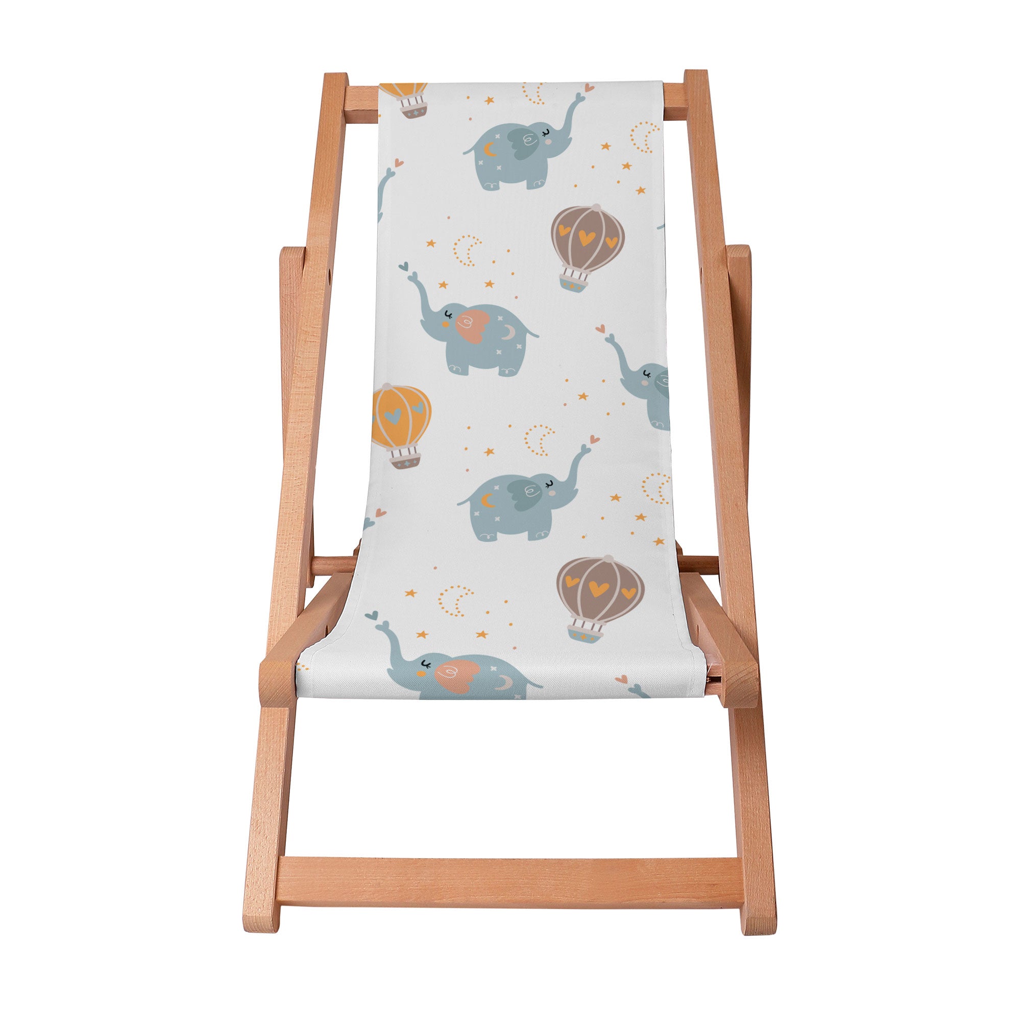 Leżak drewniany Blue Elephant-S