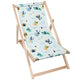 Holzliegestuhl Cartoon Bunte Hunde-M