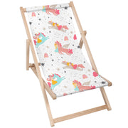 Holzliegestuhl Unicorn Princess-M