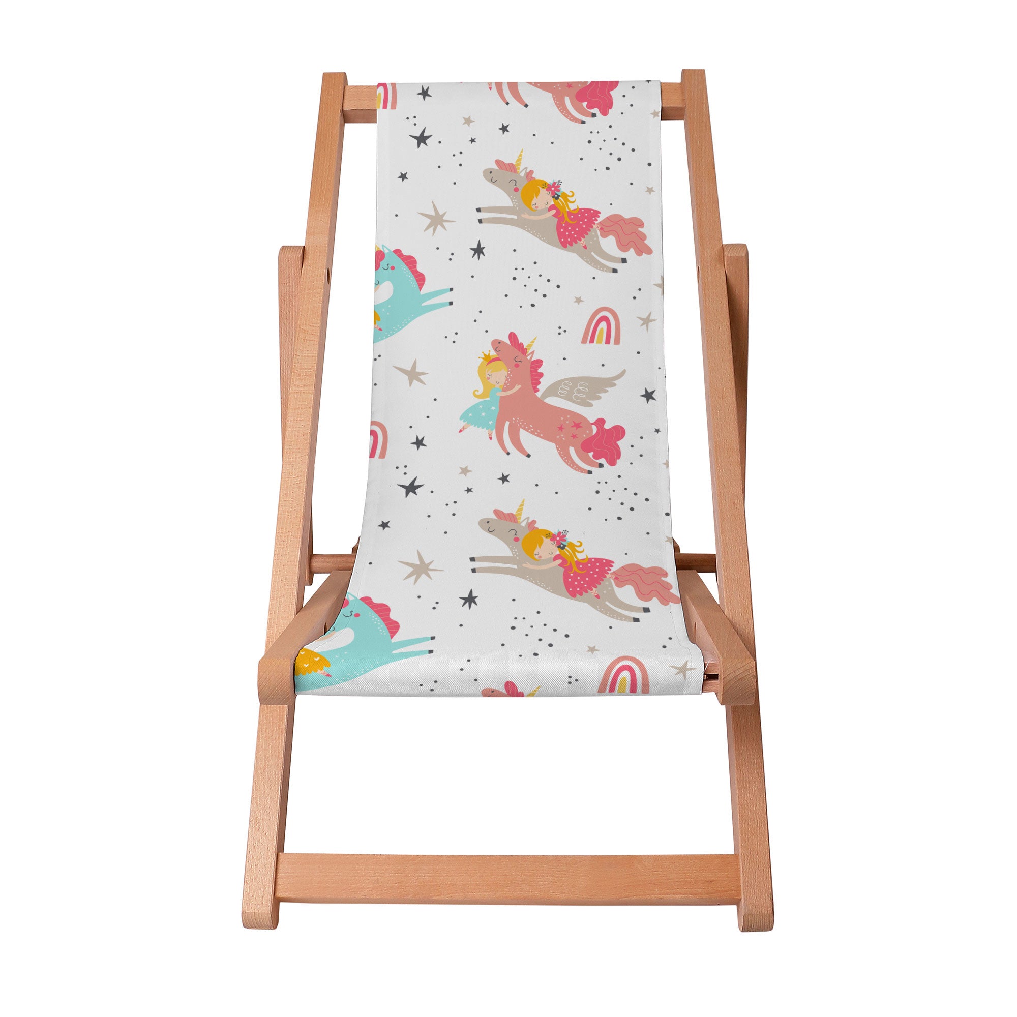 Holzliegestuhl Unicorn Princess-S