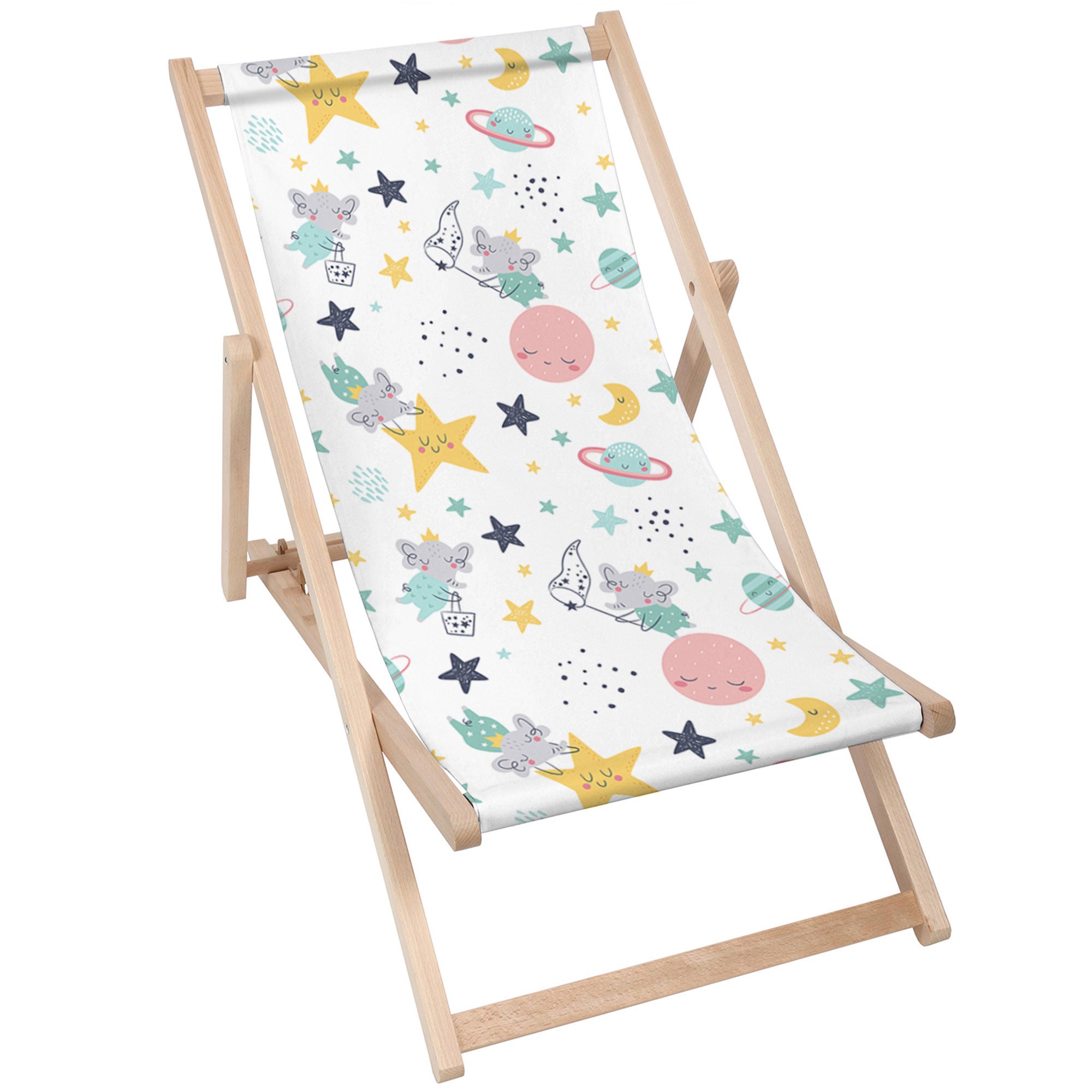 Holzliegestuhl Catching Stars-M