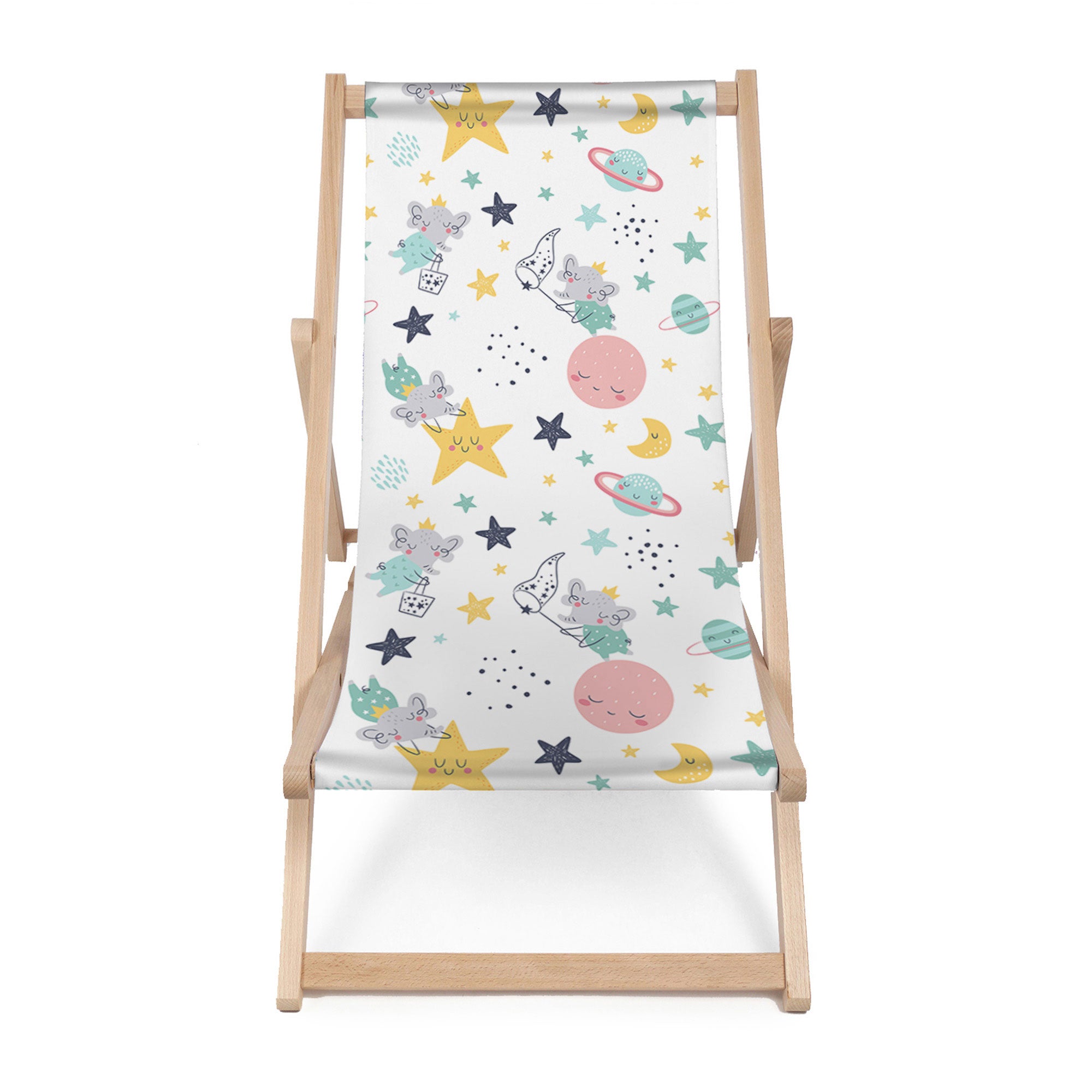 Holzliegestuhl Catching Stars-M