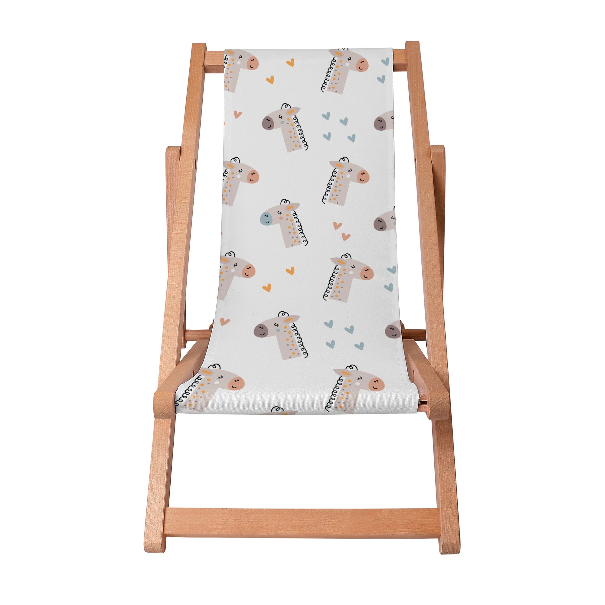 Holzliegestuhl Cute Giraffe