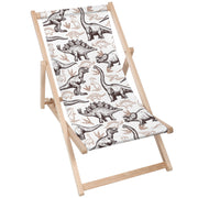 Holzliegestuhl Dinosaurs Footprints-M