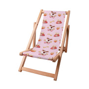 Holzliegestuhl Funny Dog mit Knochen