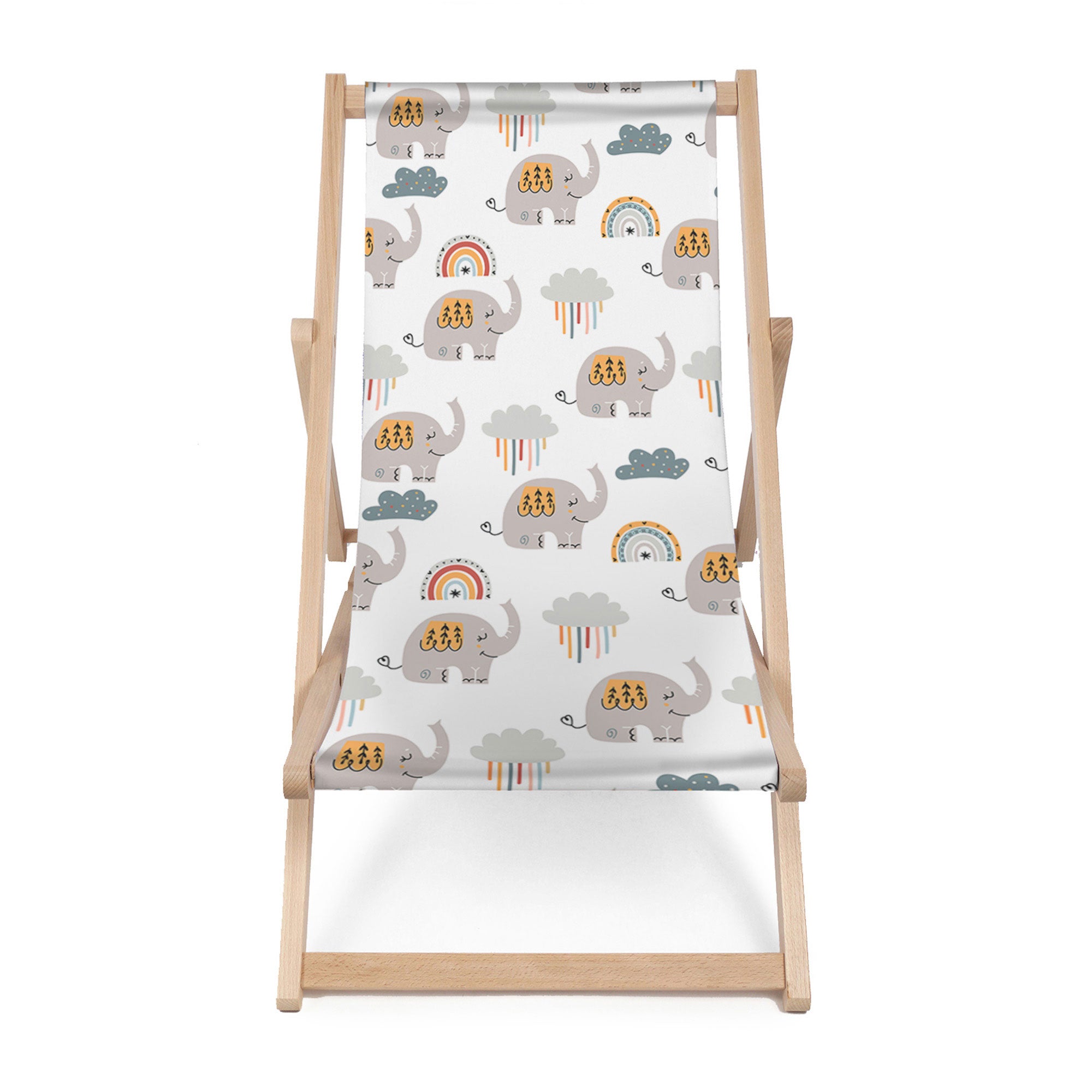 Holzliegestuhl Grey Elephant-M