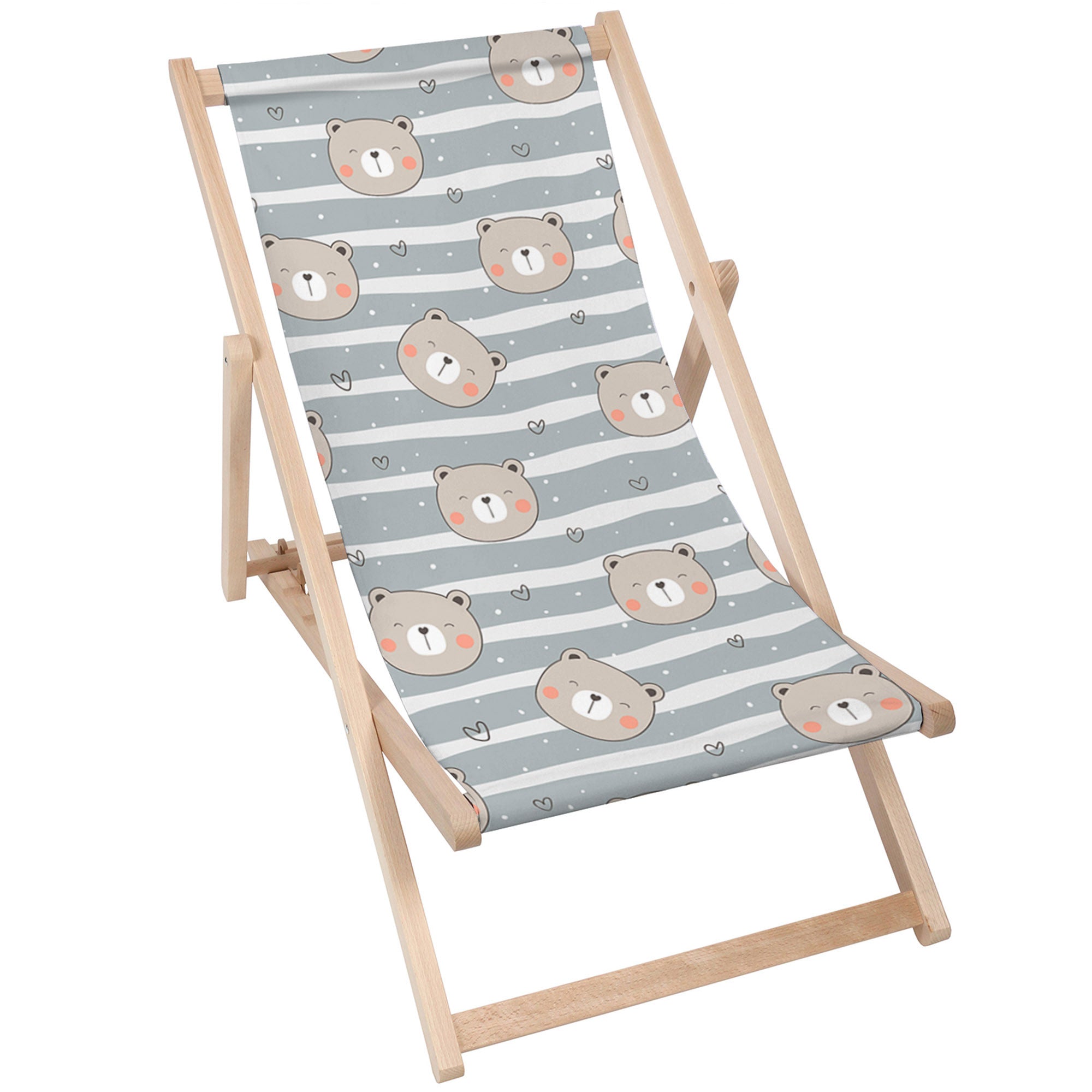 Holzliegestuhl Happy Bear-M