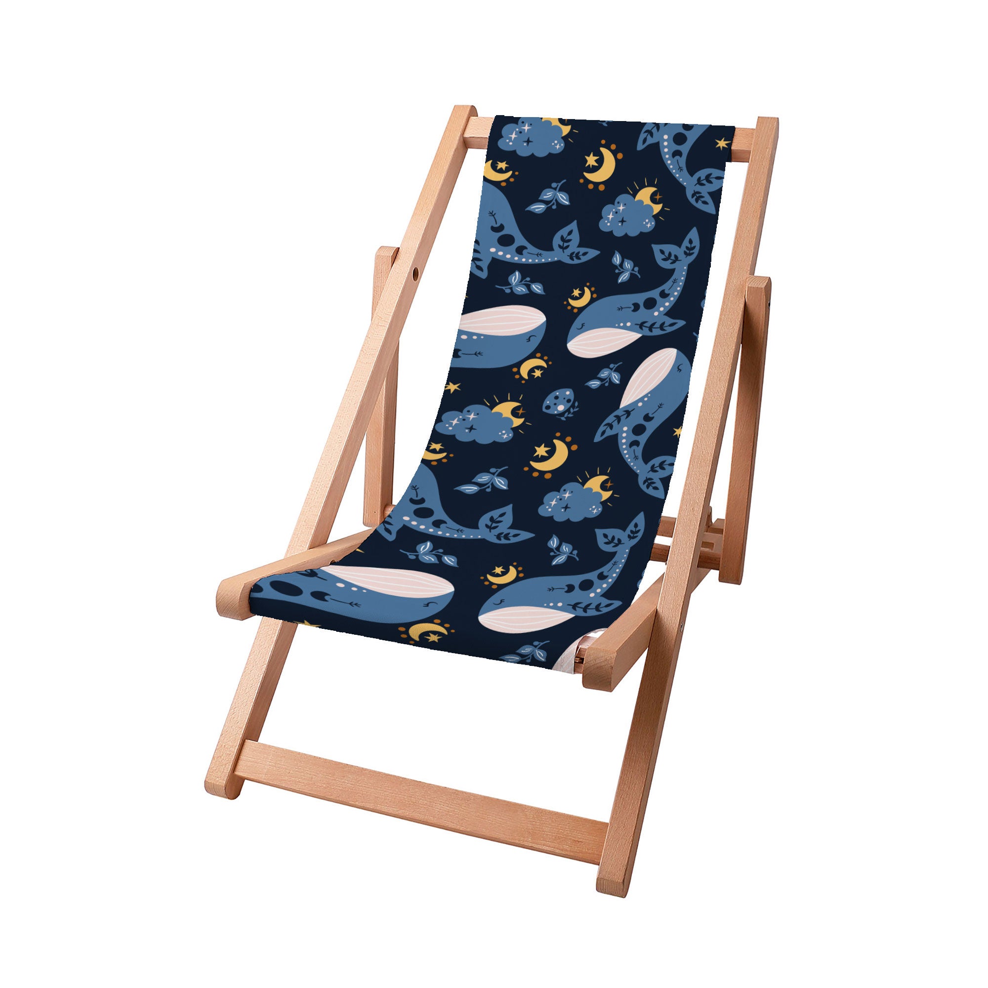 Holzliegestuhl Whales-S