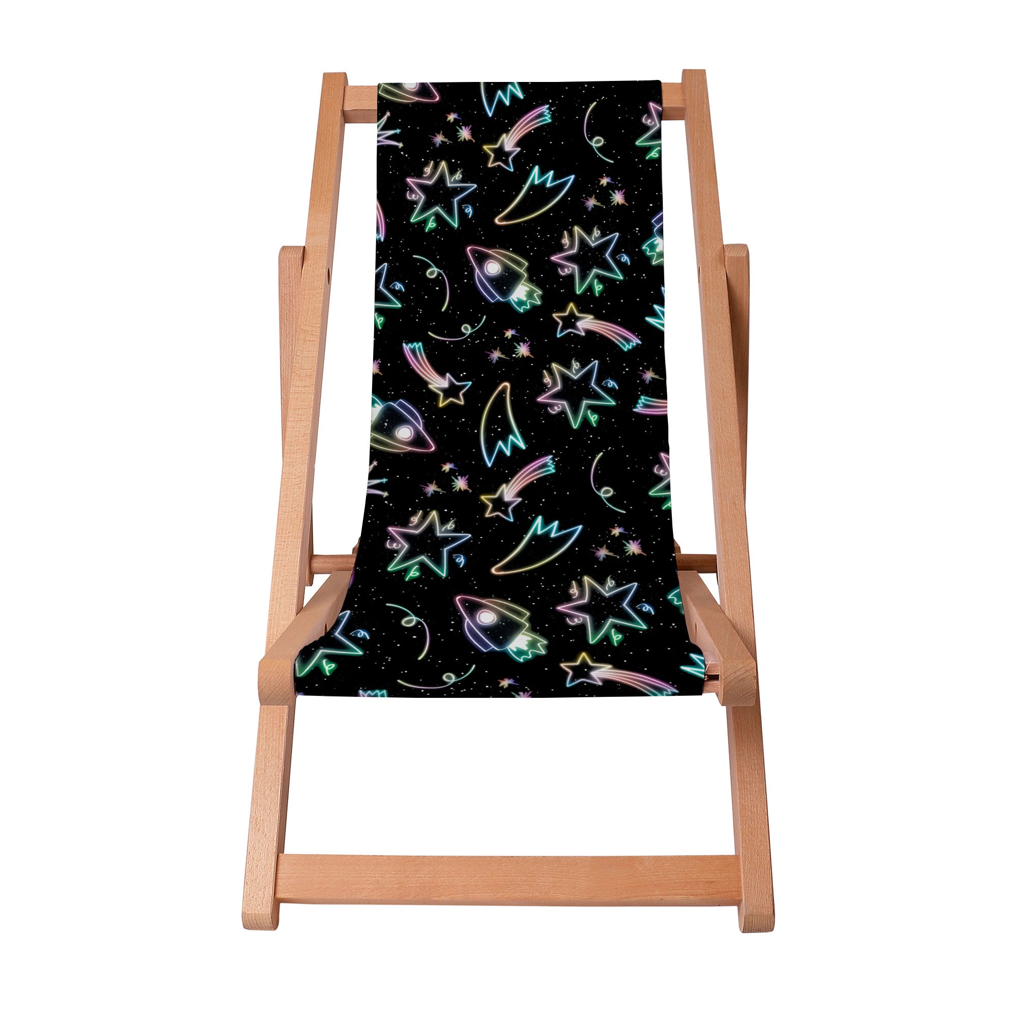 Holzliegestuhl Neon Galaxy