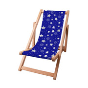 Holzliegestuhl Night Sky Pattern