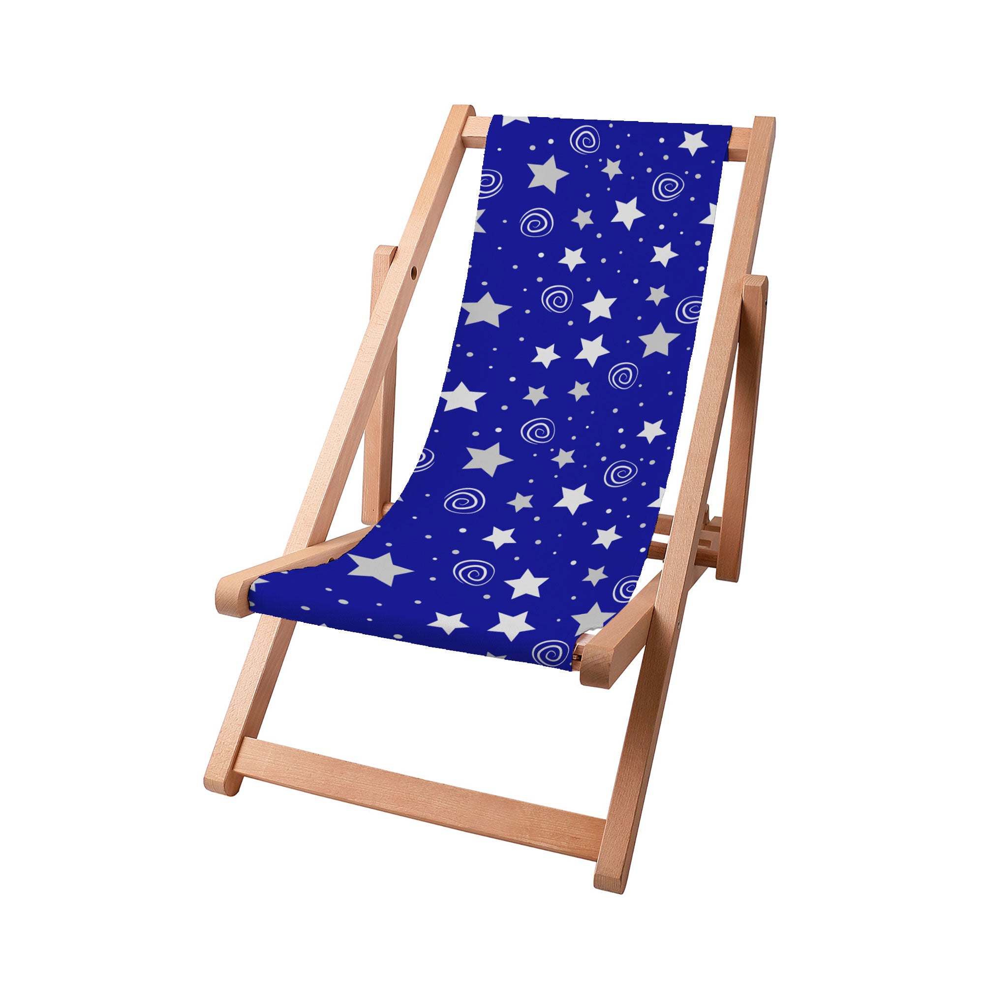 Holzliegestuhl Night Sky Pattern
