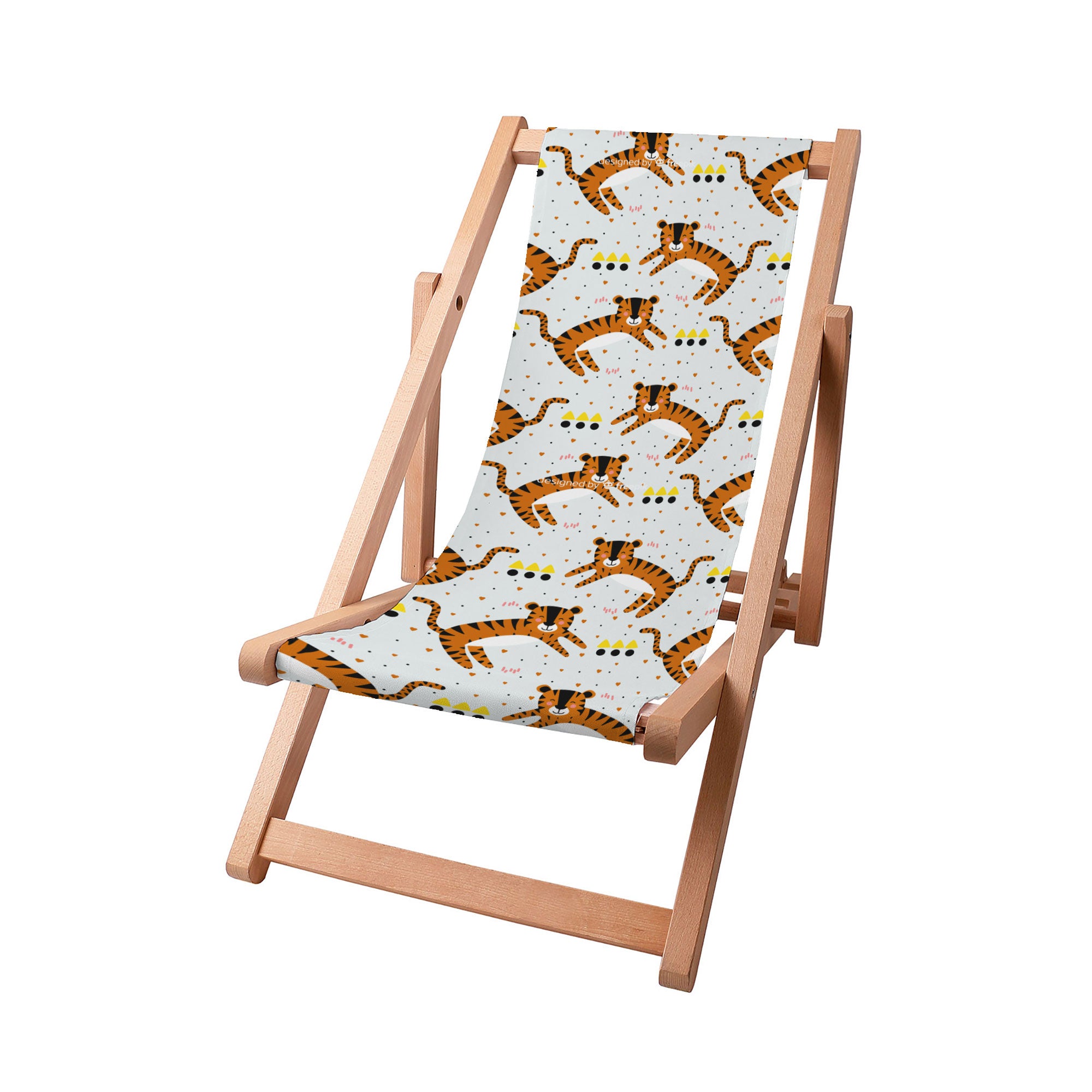 Holzliegestuhl Tiger Roar-S