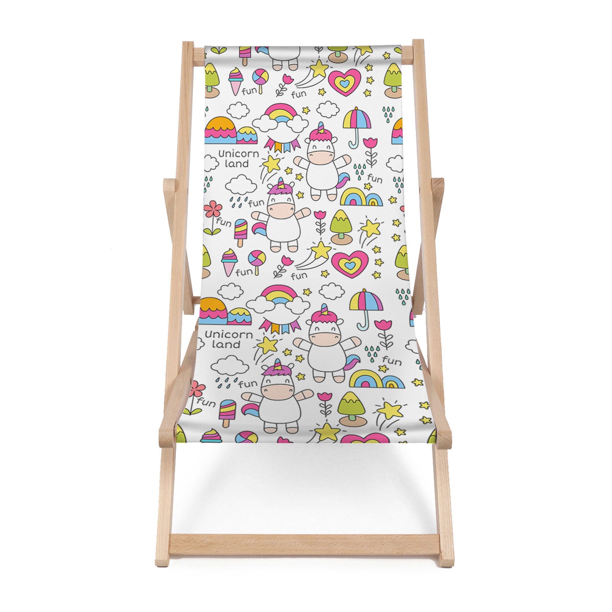 Holzliegestuhl Unicorn Land-M