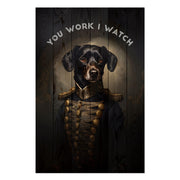 Bild Wood You work I watch-40x60 cm