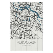 Wood Picture Wrocław-50x70 cm