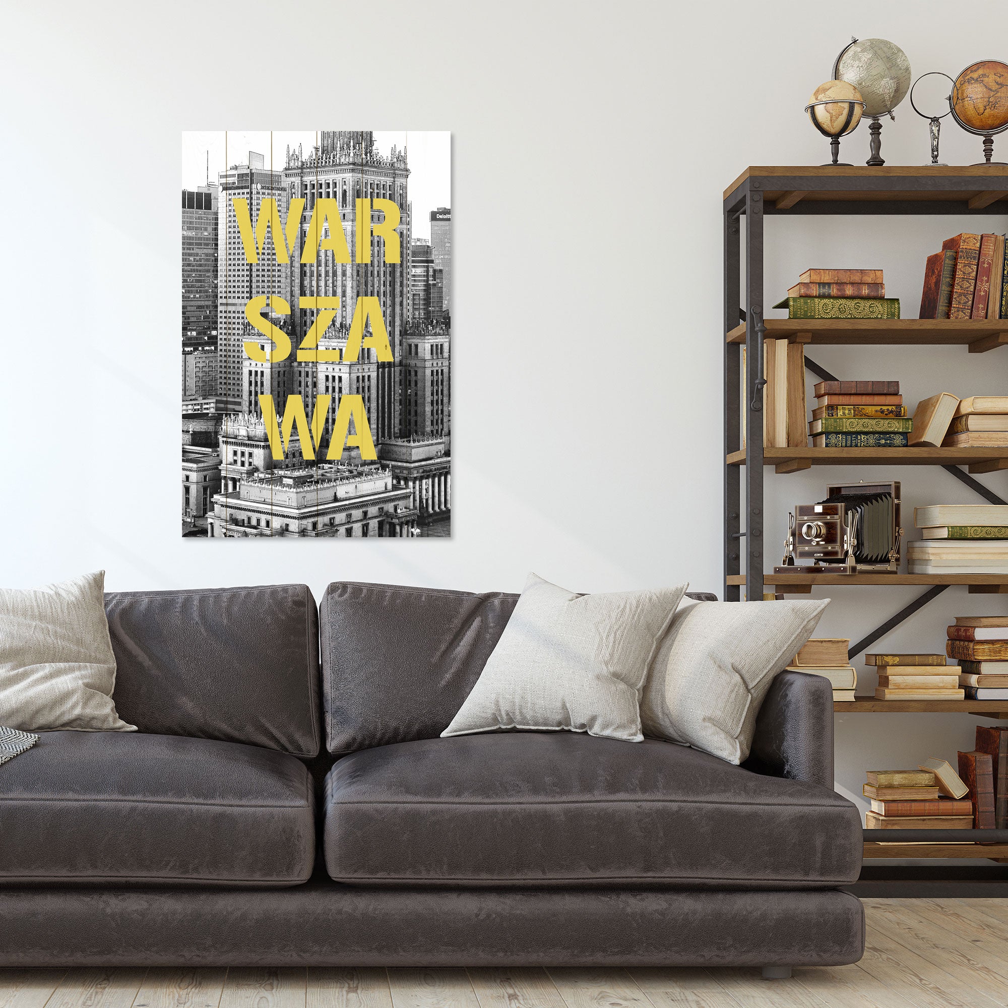 Bild Wood Warszawa S&W-50x70 cm